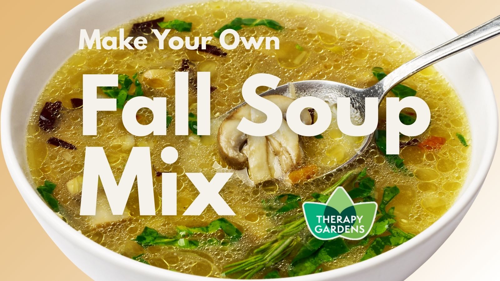 Soup ingredients for the Make a Cozy Fall Soup Mix experience